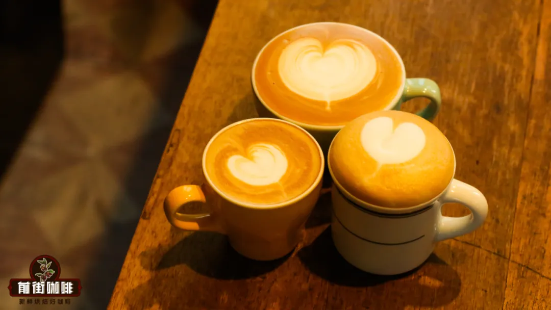 拿铁、澳白、卡布奇诺的牛奶分别加多少？拿铁咖啡和馥芮白的咖啡和牛奶比例是多少？