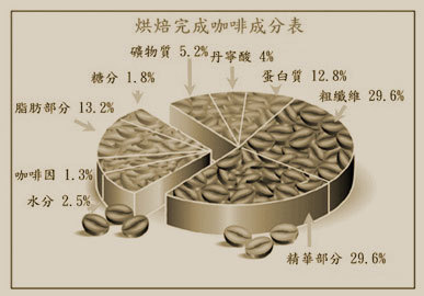 解剖咖啡 咖啡果实的结构图 了解咖啡豆子的成分含量及结构构造