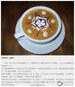 花式咖啡基础咖啡常识 拿铁咖啡
