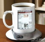 创意咖啡杯 触屏WiFi功能的咖啡杯