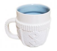 创意咖啡杯 穿毛衣的咖啡杯子