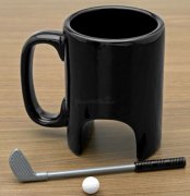创意咖啡杯 很有喜感的高尔夫咖啡杯
