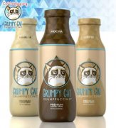“暴躁猫” 成为了冰咖啡饮料Grumppuccino的形象大使