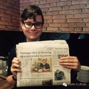 英国14岁少年成功开办咖啡烘焙公司