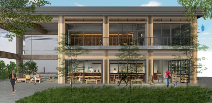 蓝瓶咖啡在日本开设首家公园内的BLUE BOTTLE COFFEE和咖啡车
